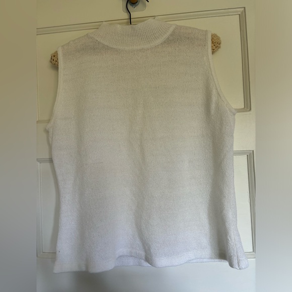 Sleeveless mock neck knit shirt - Picture 3 of 4